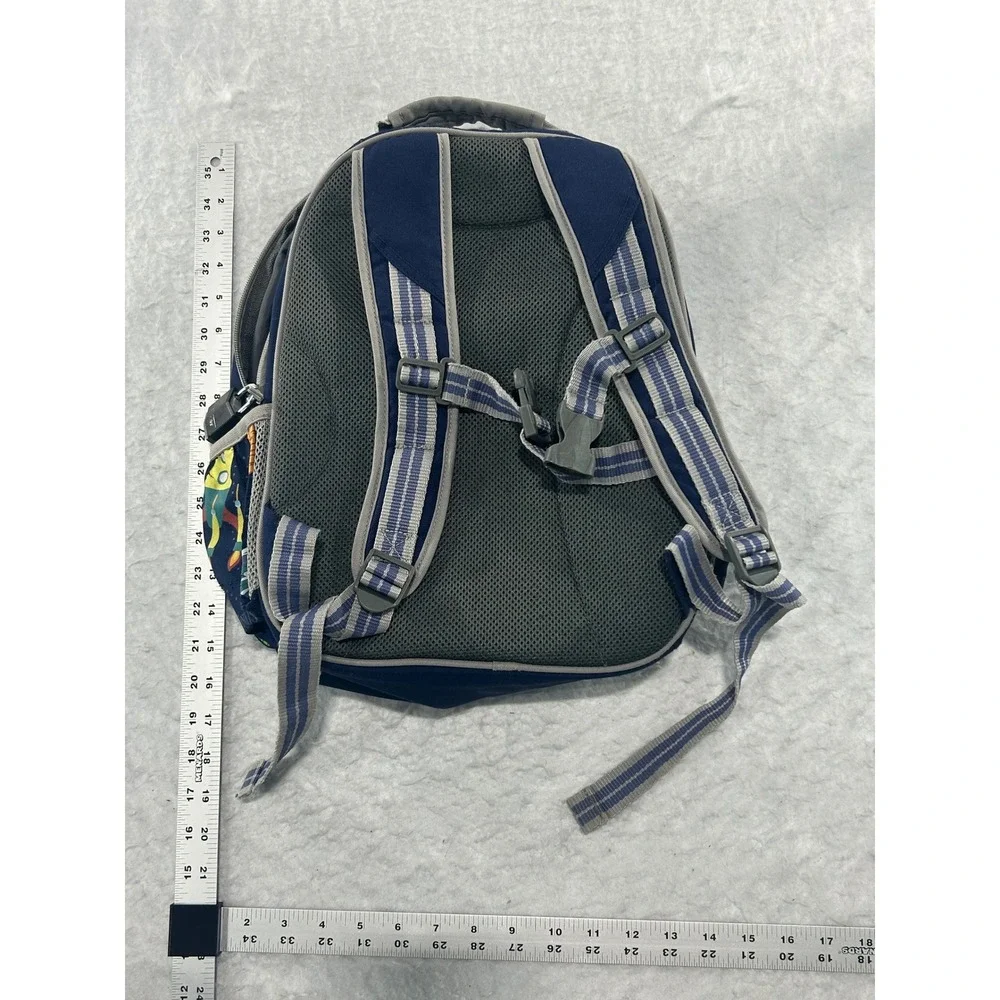 Pottery Barn Kids Mackenzie Space Solar System Backpack Navy Blue Grey Name